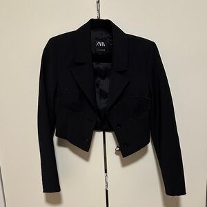 Zara Women's Elegant Black Blazer